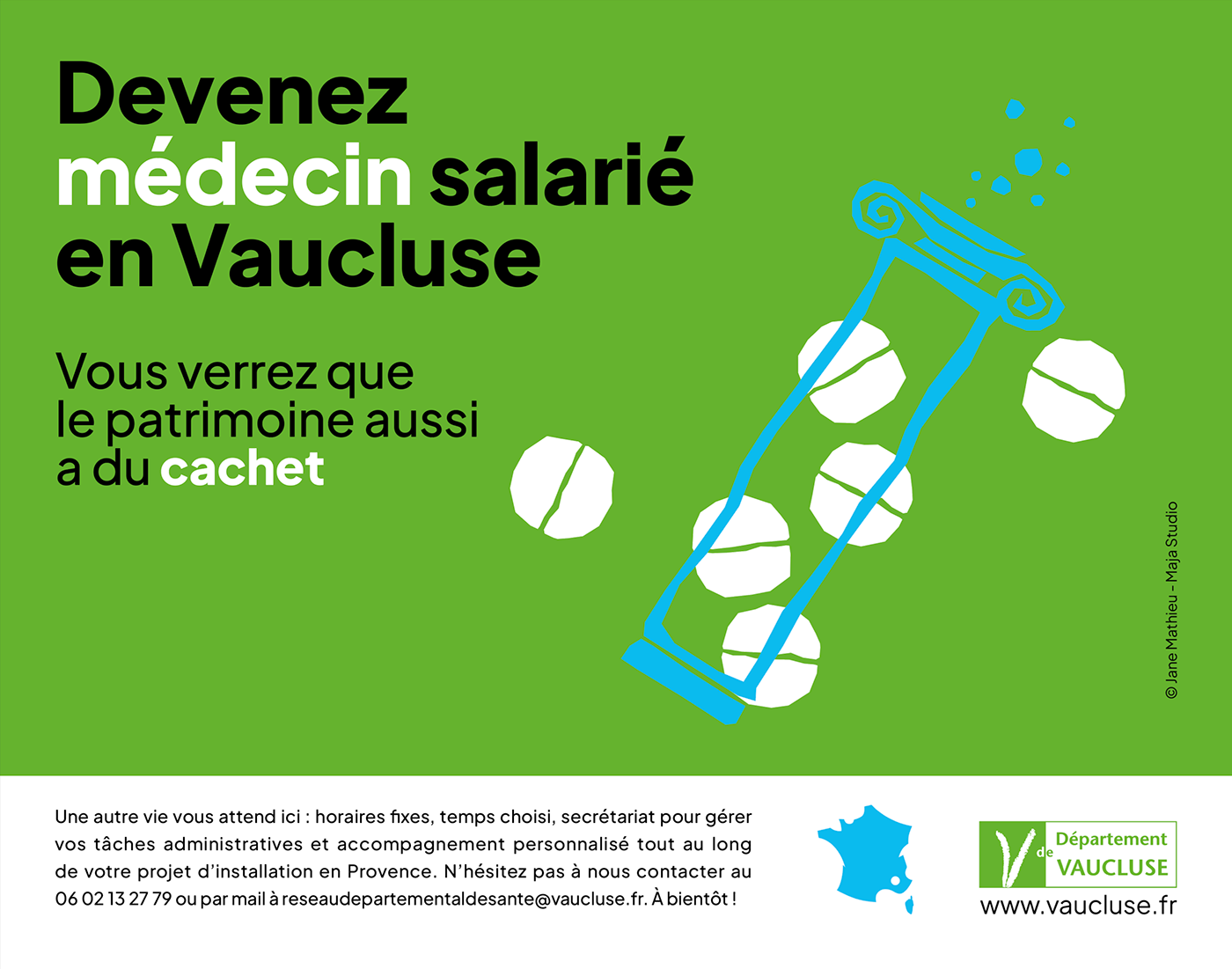 campagne campaign media designer Medecine medical vaucluse france