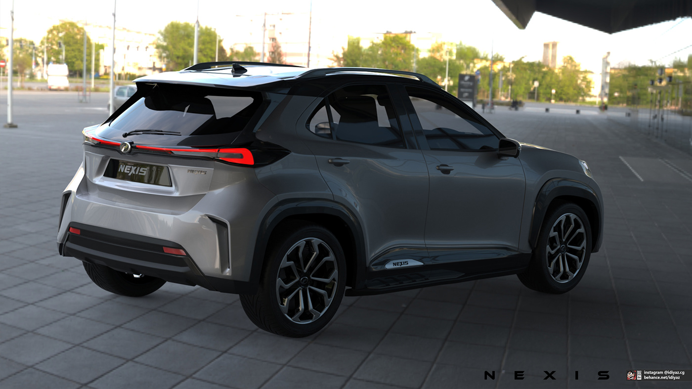 3D automotive   car malaysia perodua rendering