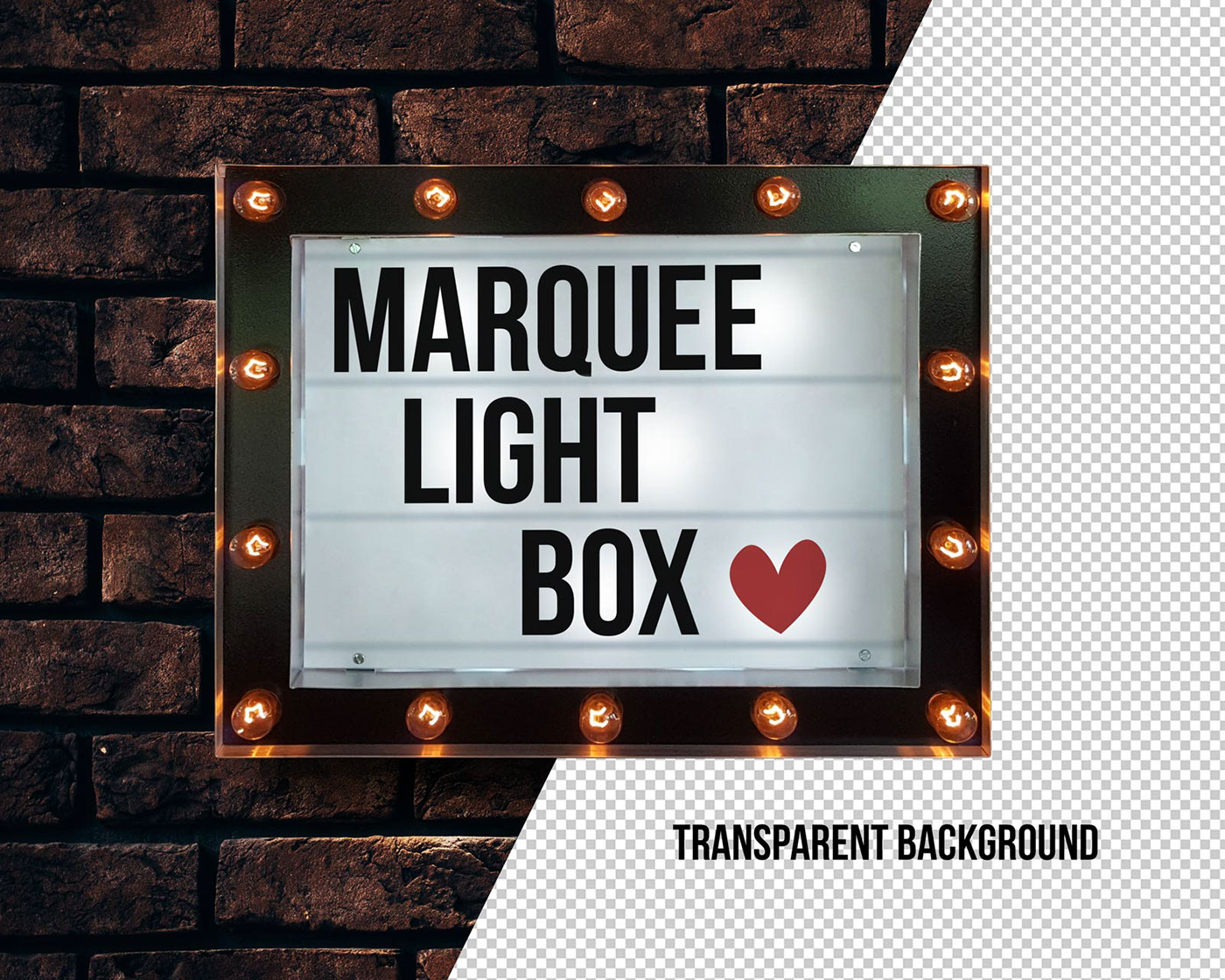 Free Marquee Cinema Light Box Mockup PSD :: Behance