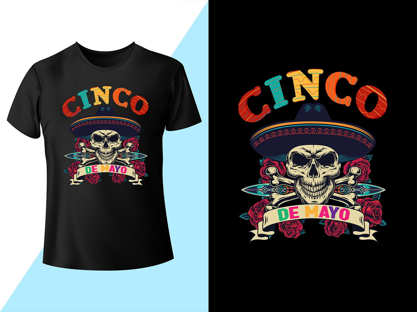 cinco de mayo Graphic Designer adobe illustrator t-shirt Tshirt Design bulk t shirt bulk bulk t-shirt design graphic Cinco De Mayo T-shirt