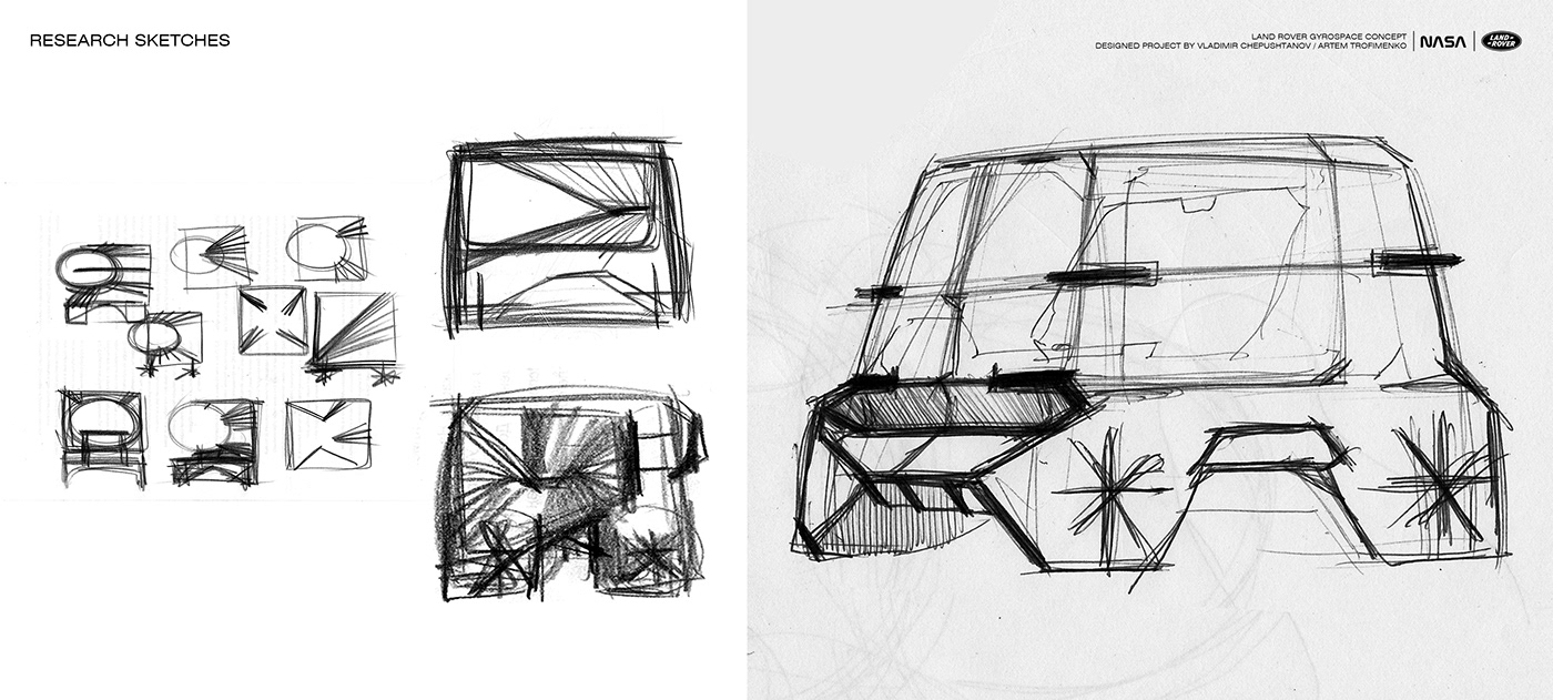 nasa Automotive design Transportation Design sketches product design  Renderings car design concept industrial design  student