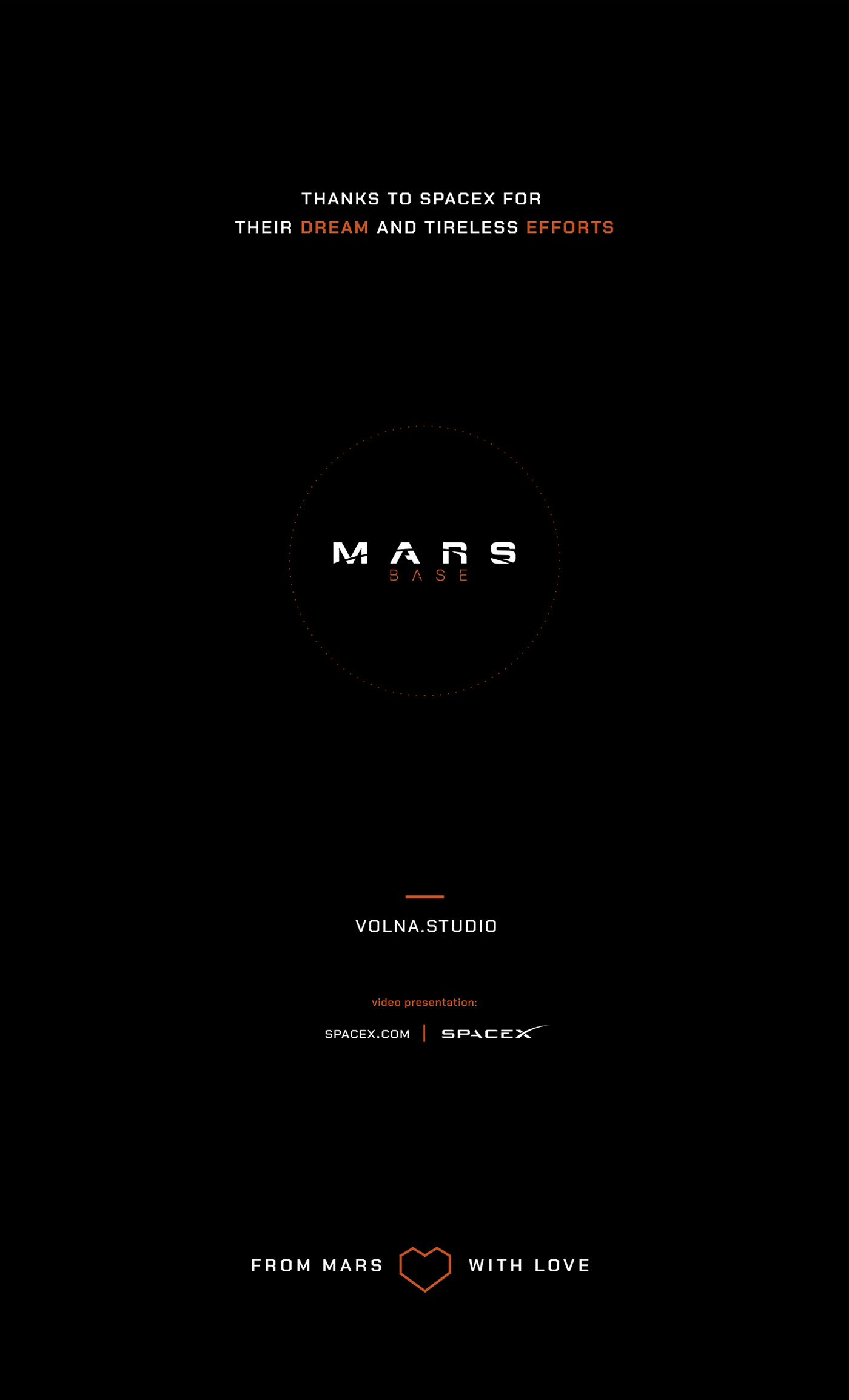 base branding  concept logo mars Space  UI