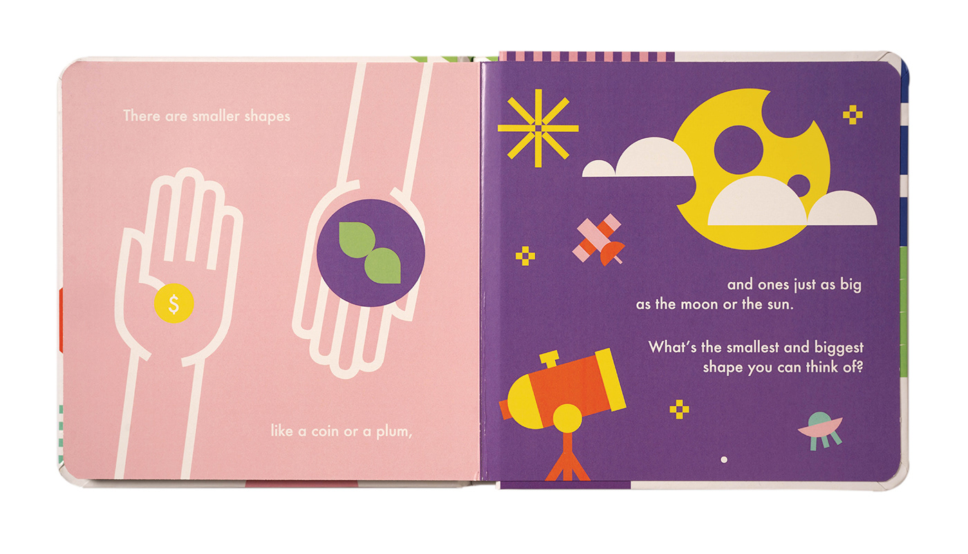 editorial design  Children's Books stem book design Vector Illustration shapes