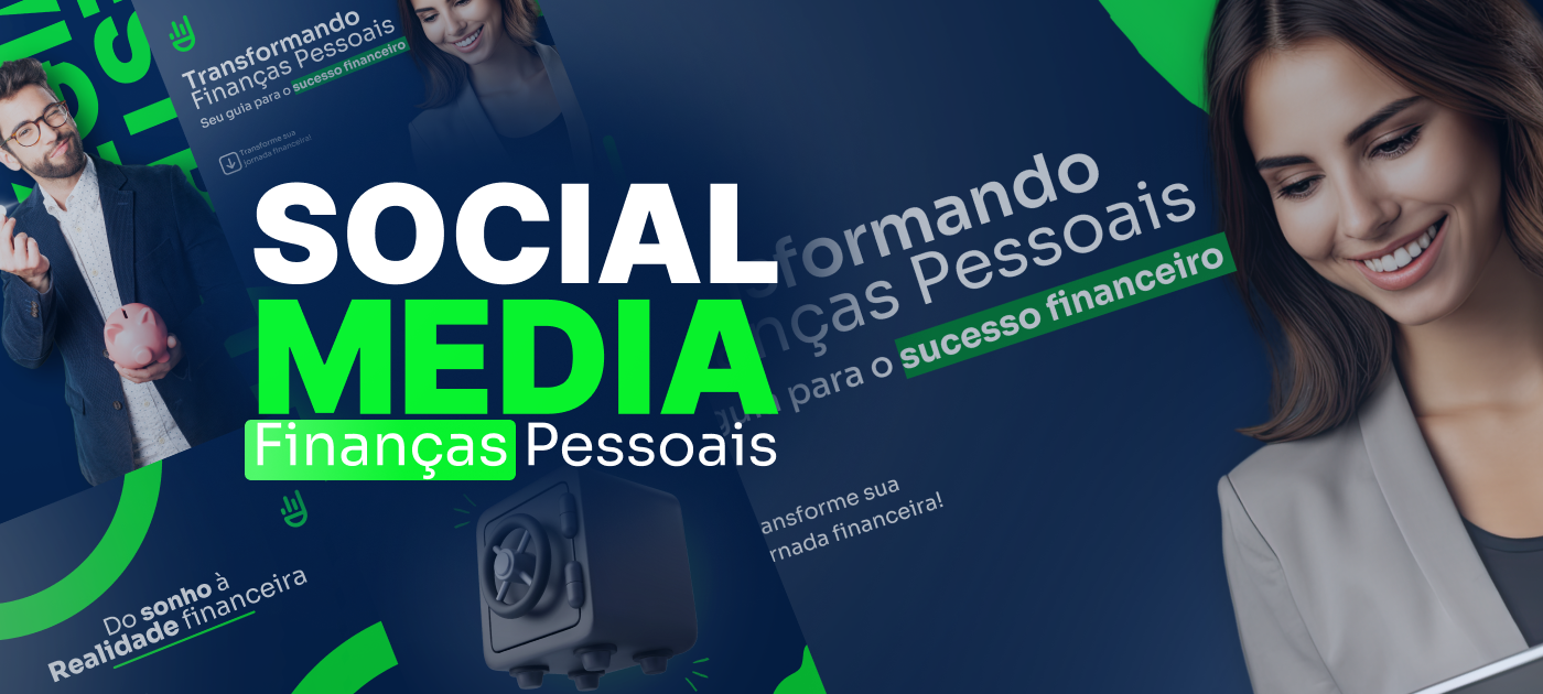 Social media post finanças pessoais finance business Social Media Design
