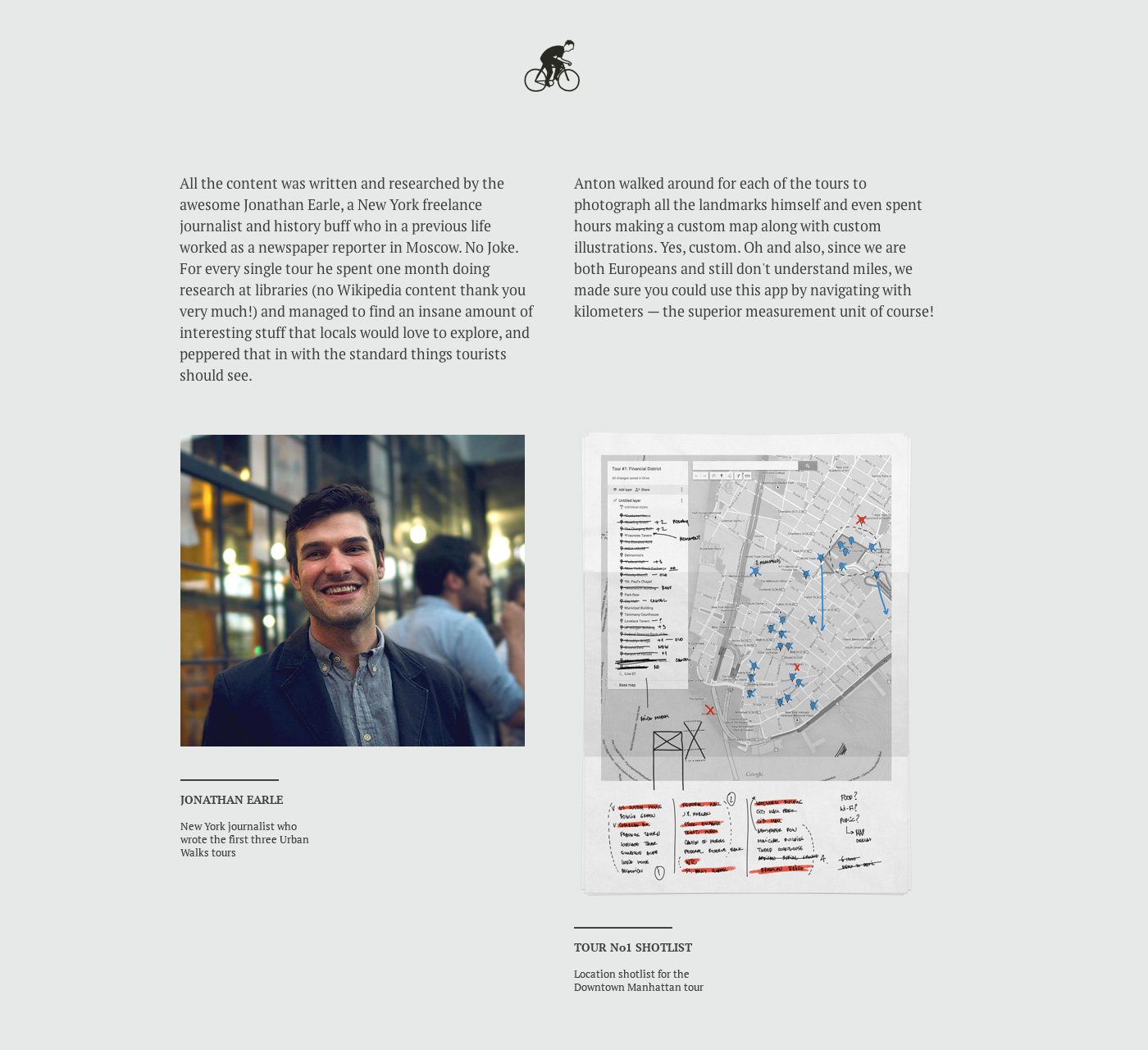 iphone app urban walks New York Brooklyn interaction Urban City Guide Travel anton & irene design maps illustrations building walking