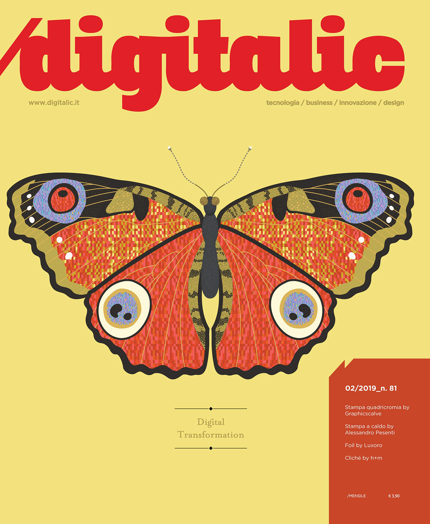 cover copertina Hot foil editorial digitalic