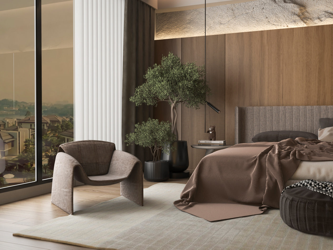 interior design  bedroom Render architecture visualization 3Ds Max Vray 3dsmax visualisation modern archiz