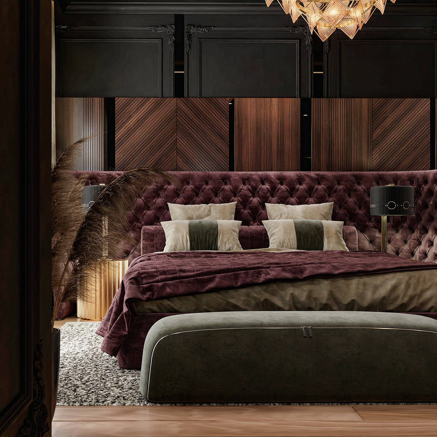 bedroom black download free Interior luxury Master