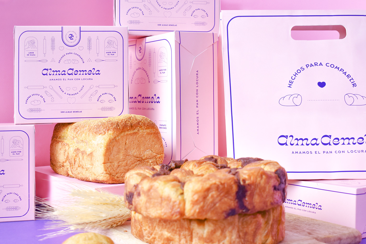 bakery brand identity design Food  identity Logo Design Logotype Packaging