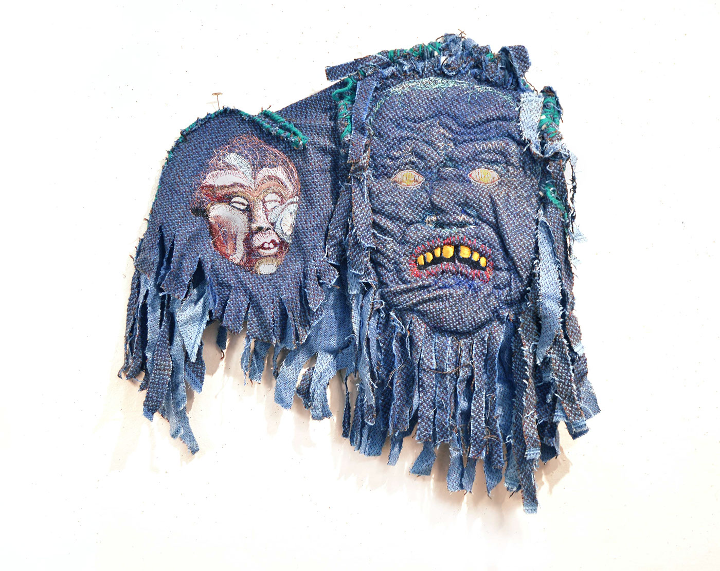 Embroidery costume mask Chaps crochet