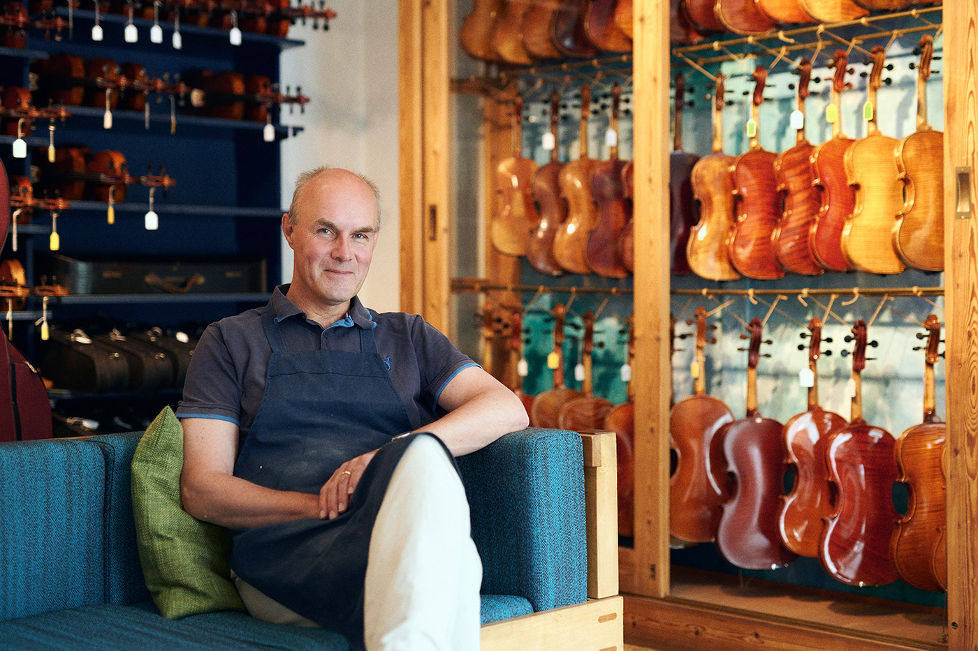 cinematic craft Craftsman instrument luthier portrait Violin violin maker