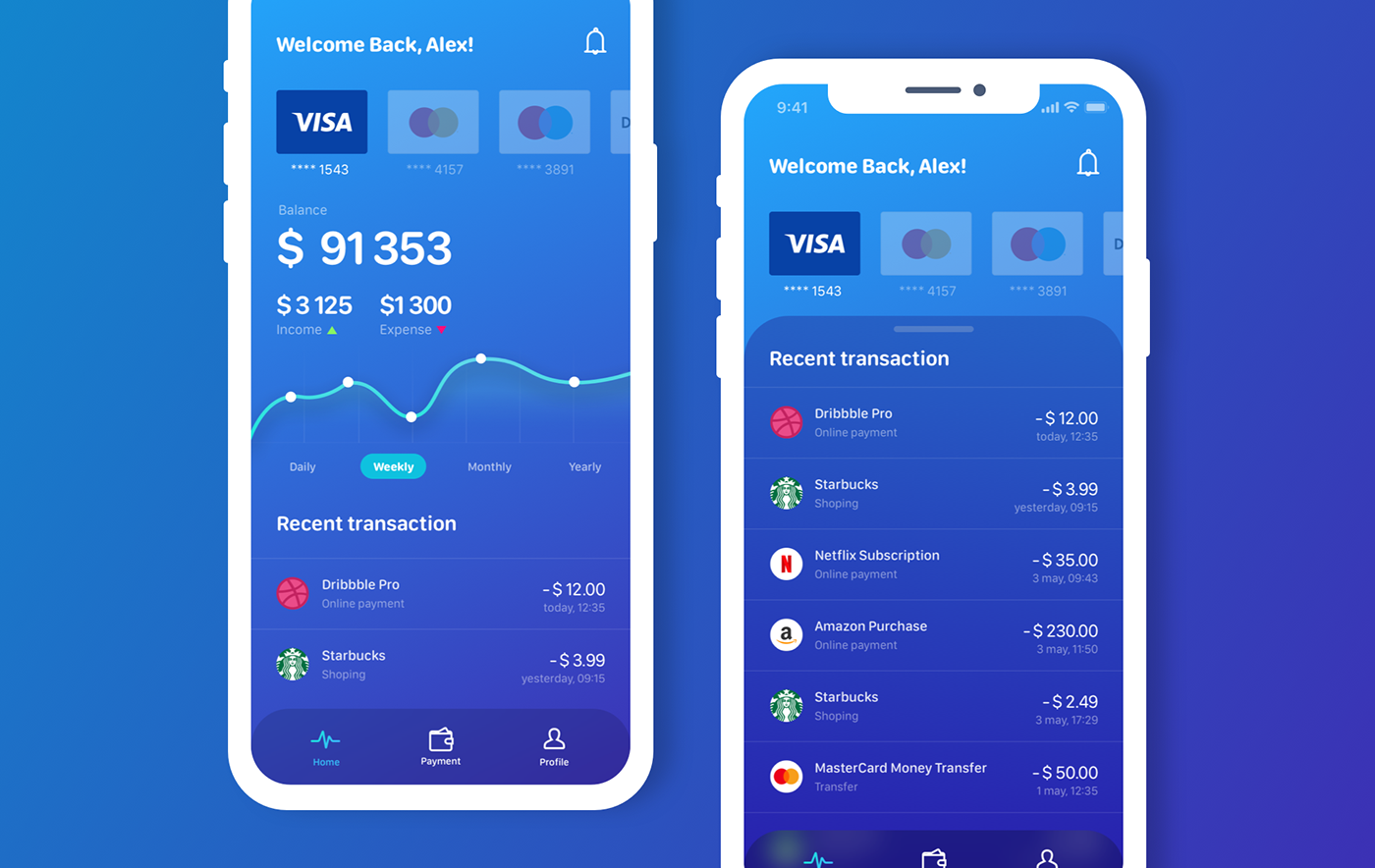 ux UI design uidesign app iphone android mobile banking finance