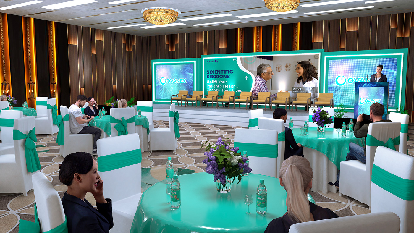 Event STAGE DESIGN Exhibition Design  exhibition stand 3d modeling 3dsmax 3d animation interior design  Exhibition Booth