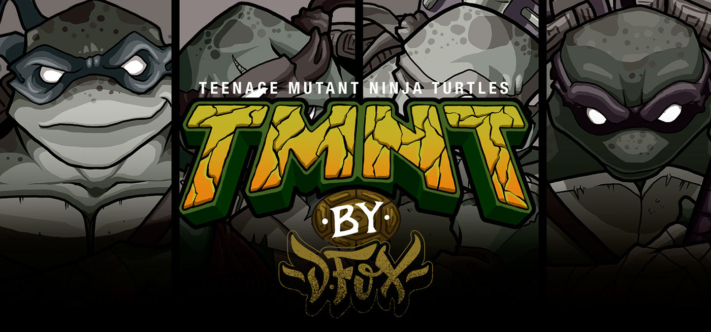 TMNT Turtles  color fanart Classic comic animal dfox art paint digital tv