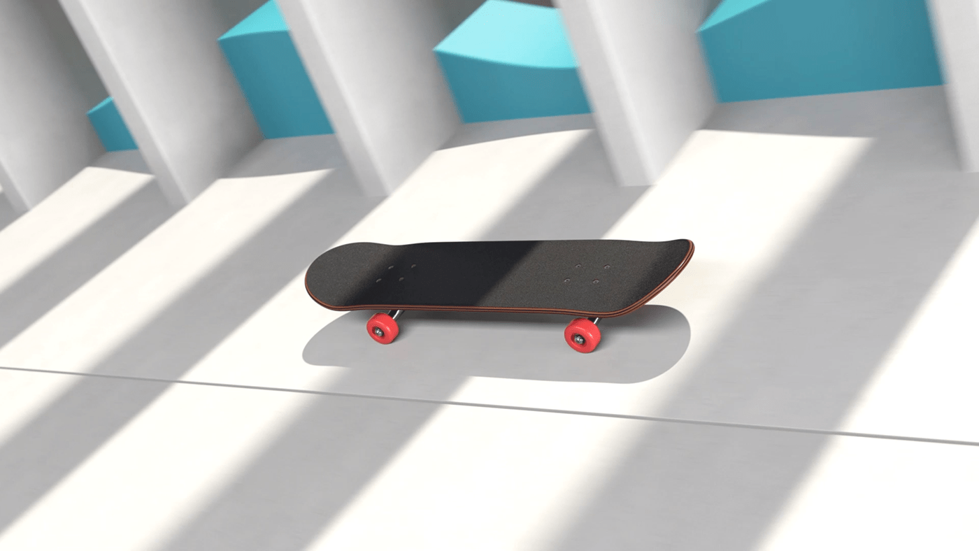 3D animation  bmx cinema4d design extreme motion redshift skate sport