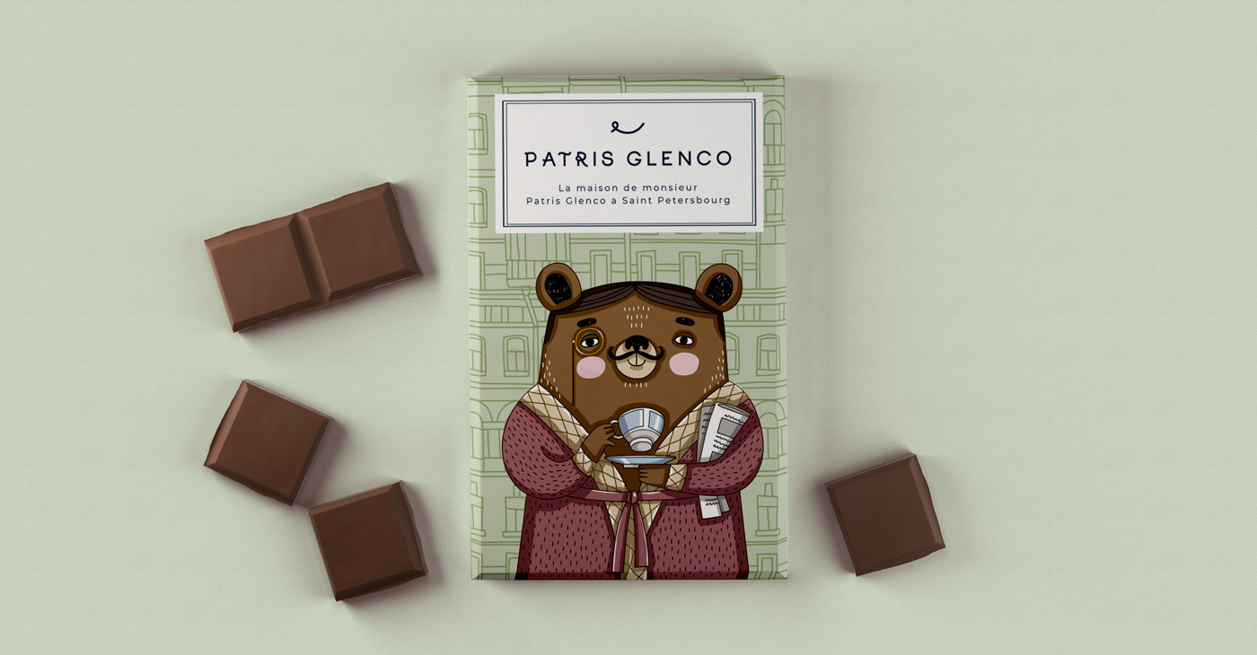 Packaging chocolate Food  ILLUSTRATION  graphic design  paper choco design Identity Design