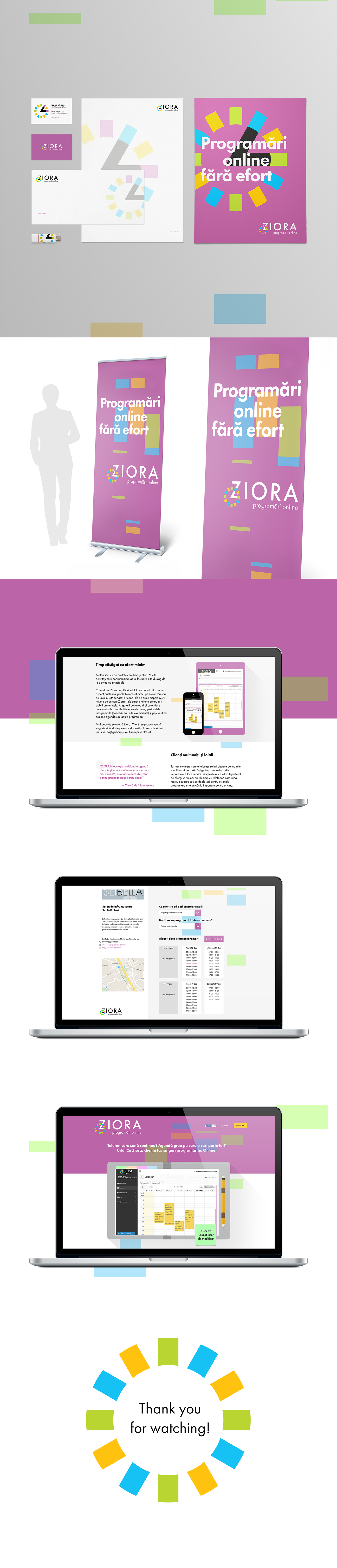 planner Futura Idenitity purple UI ux calendar app