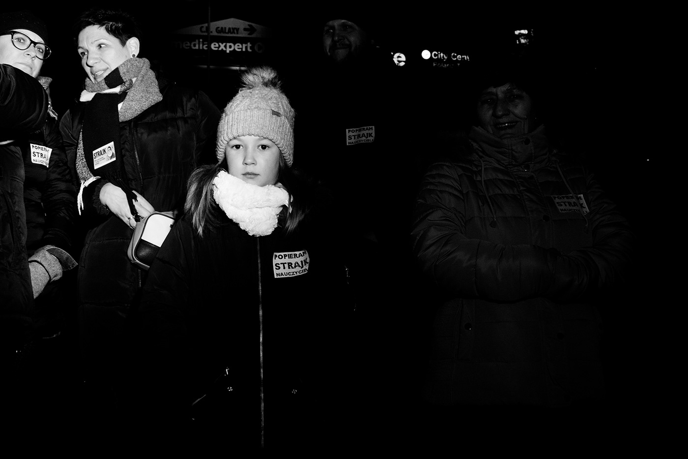 monochrome journalism   people Documentary  blackandwhite Nikon poland strike protest photojournalism 
