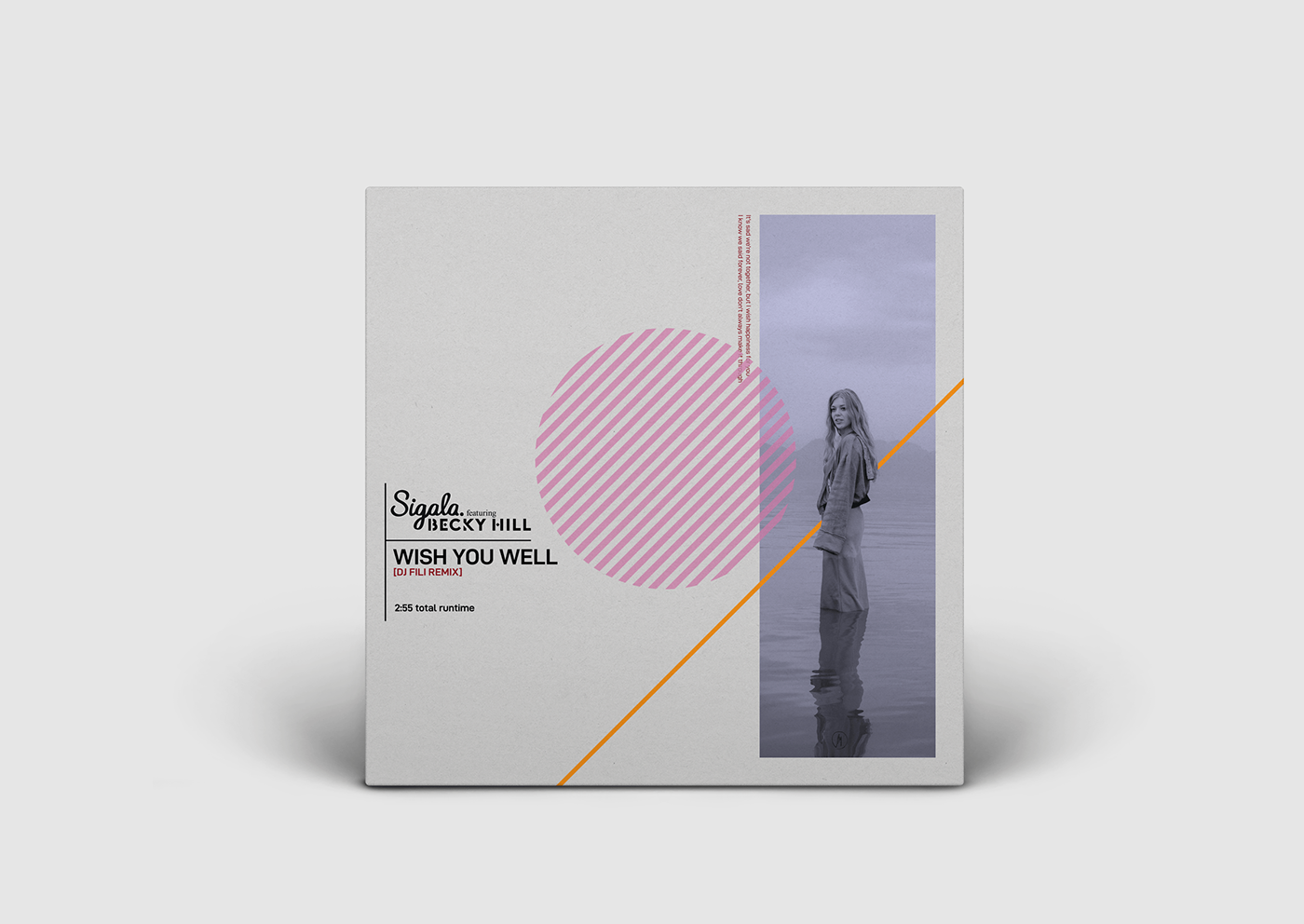 sigala Becky Hill Cover Art music art music design cover design print design 