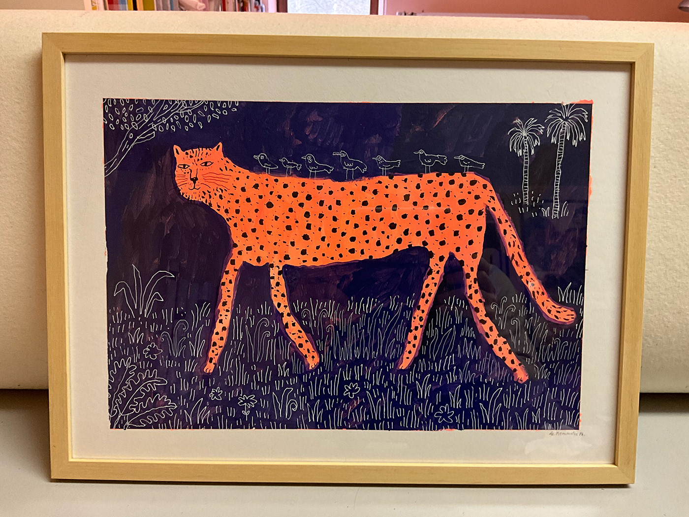 animaux acrylique acryl painting  