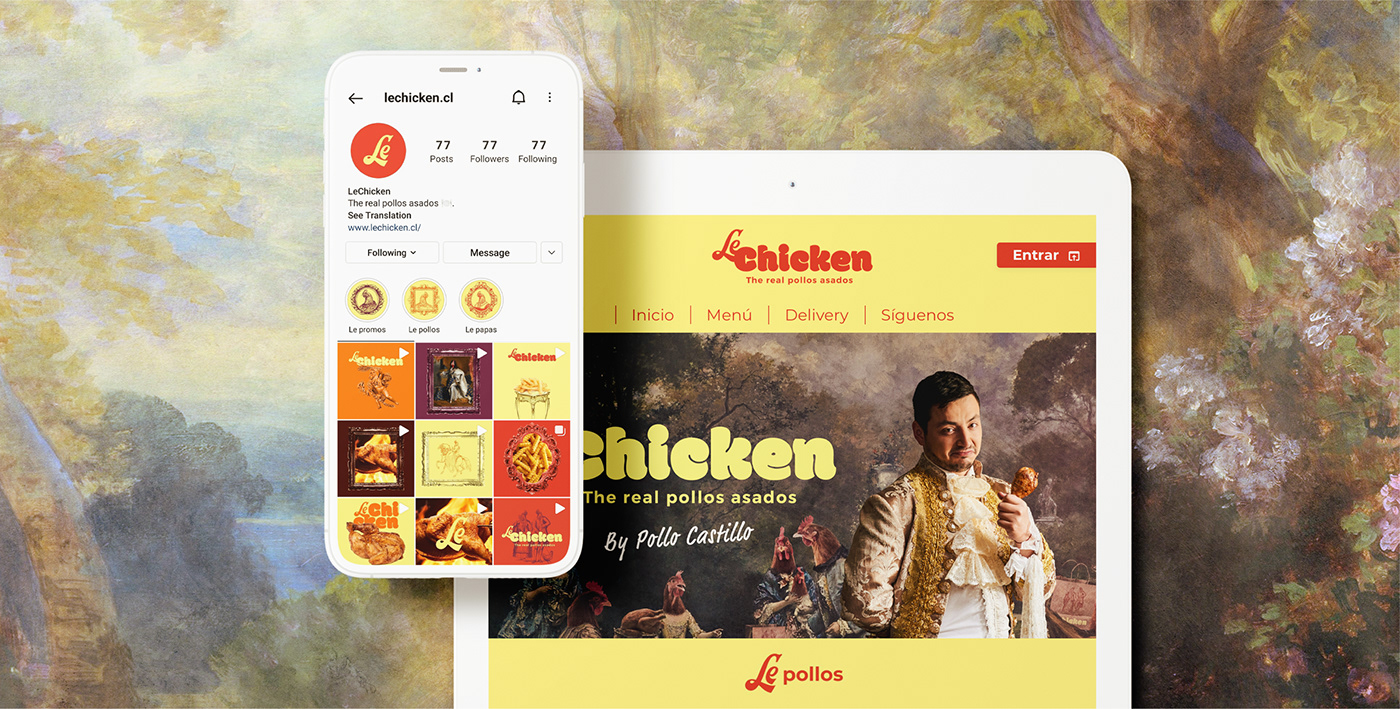 Advertising  brand identity branding  chicken chile Food  lechicken mice Pollo Castillo pollos