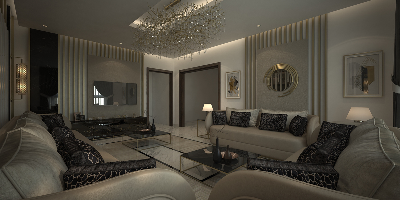 architectural design design Interior interior design  architect Alaa Hamed visualization