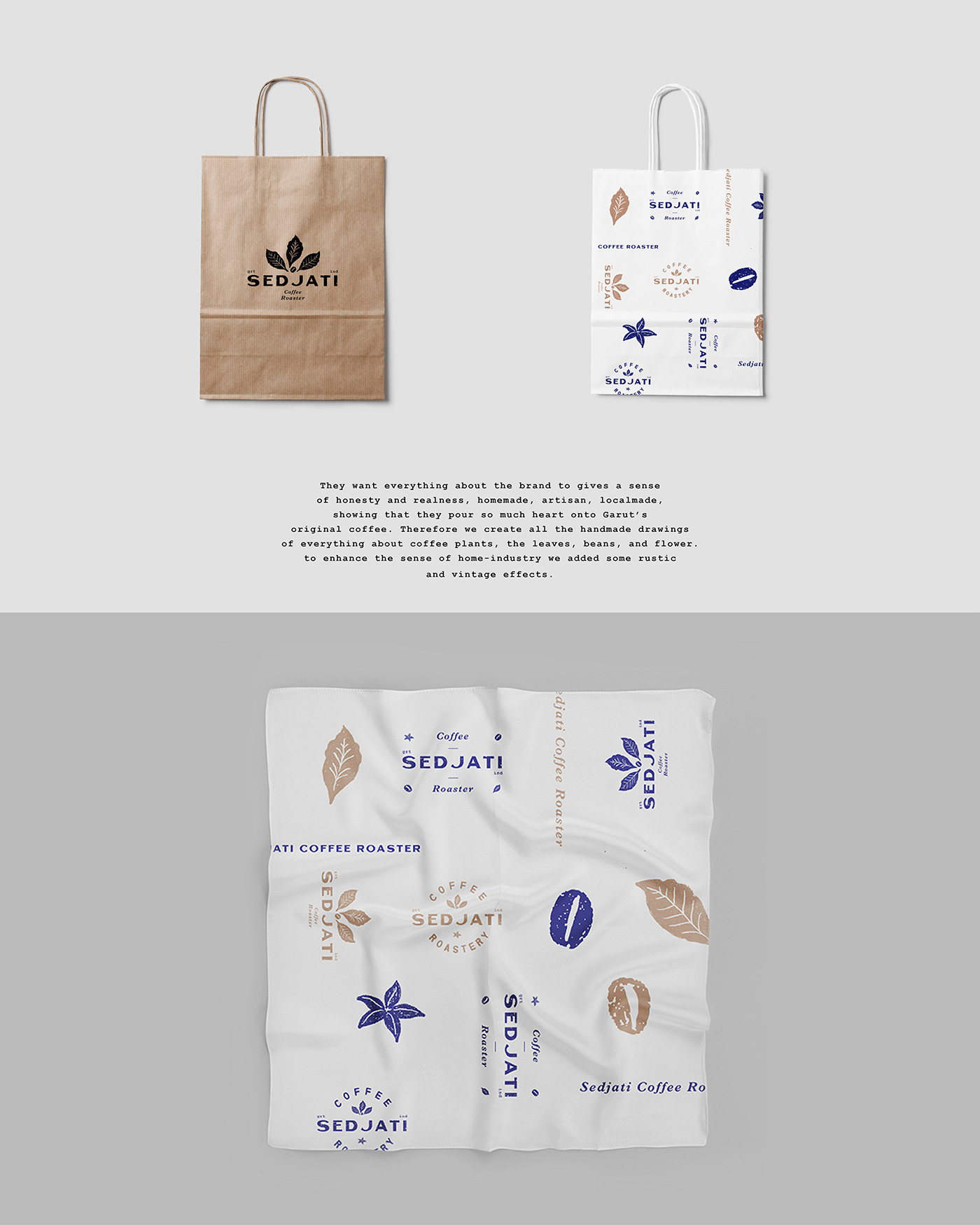 brand identity branding  cafe Coffee design graphic design  identity Identity Design roastery sedjati