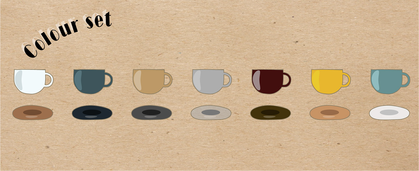Coffee Character design  Digital Art  ILLUSTRATION  adobe illustrator vector Brand Design