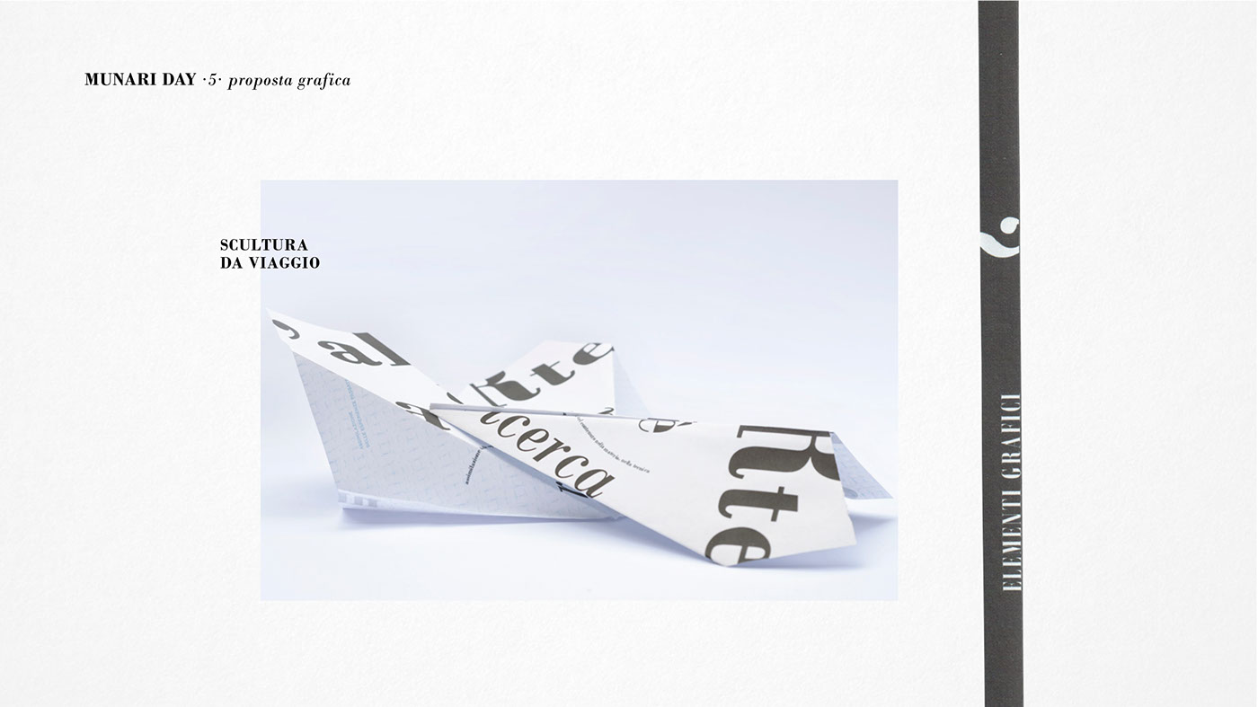 munari promo video motion stopmotion 3Dtypo handmade typography   bodoni italiandesign