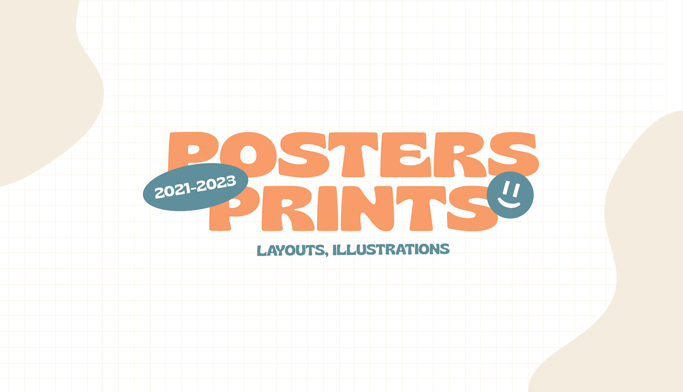 Advertising  illustrations Layout posters prints typography   vector art
