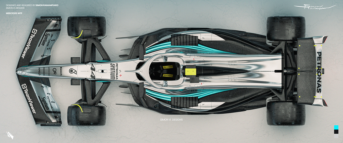 Formula 1 Motorsport Livery concept brand identity design automotive   car Render f1