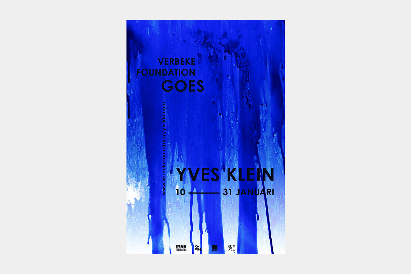IKB Yves Klein poster experiment