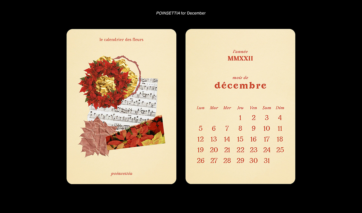 calendar Calendar 2022 collage Flowers flowers illustration plants illustration postcard