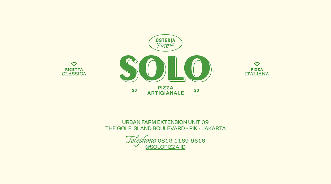 Pizza italian restaurant Food  jakarta graphic design  brownfoxstudio branding  Packaging agency