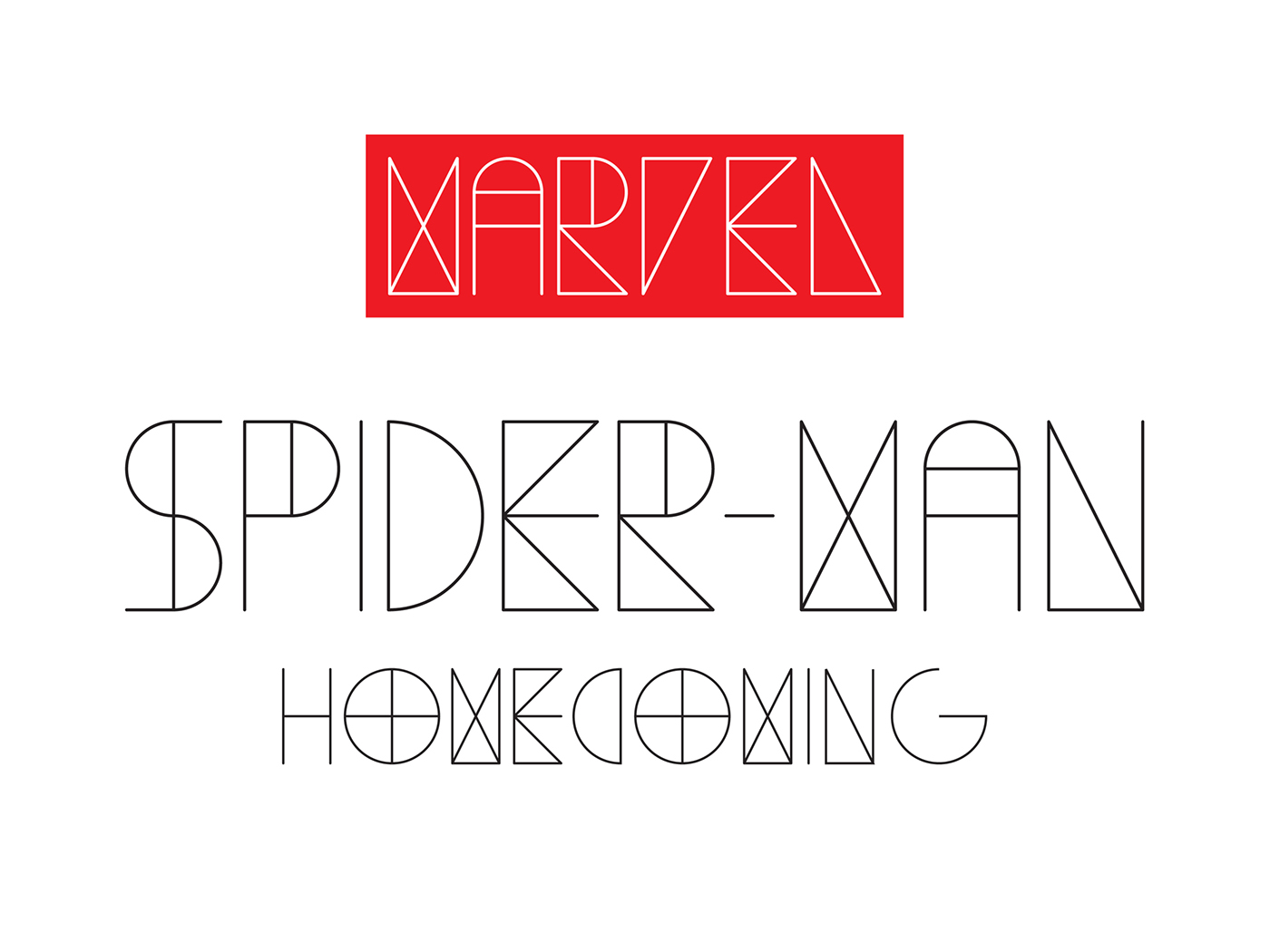 marvel spider-man spiderman Hero geometry minimal. Character grid flat