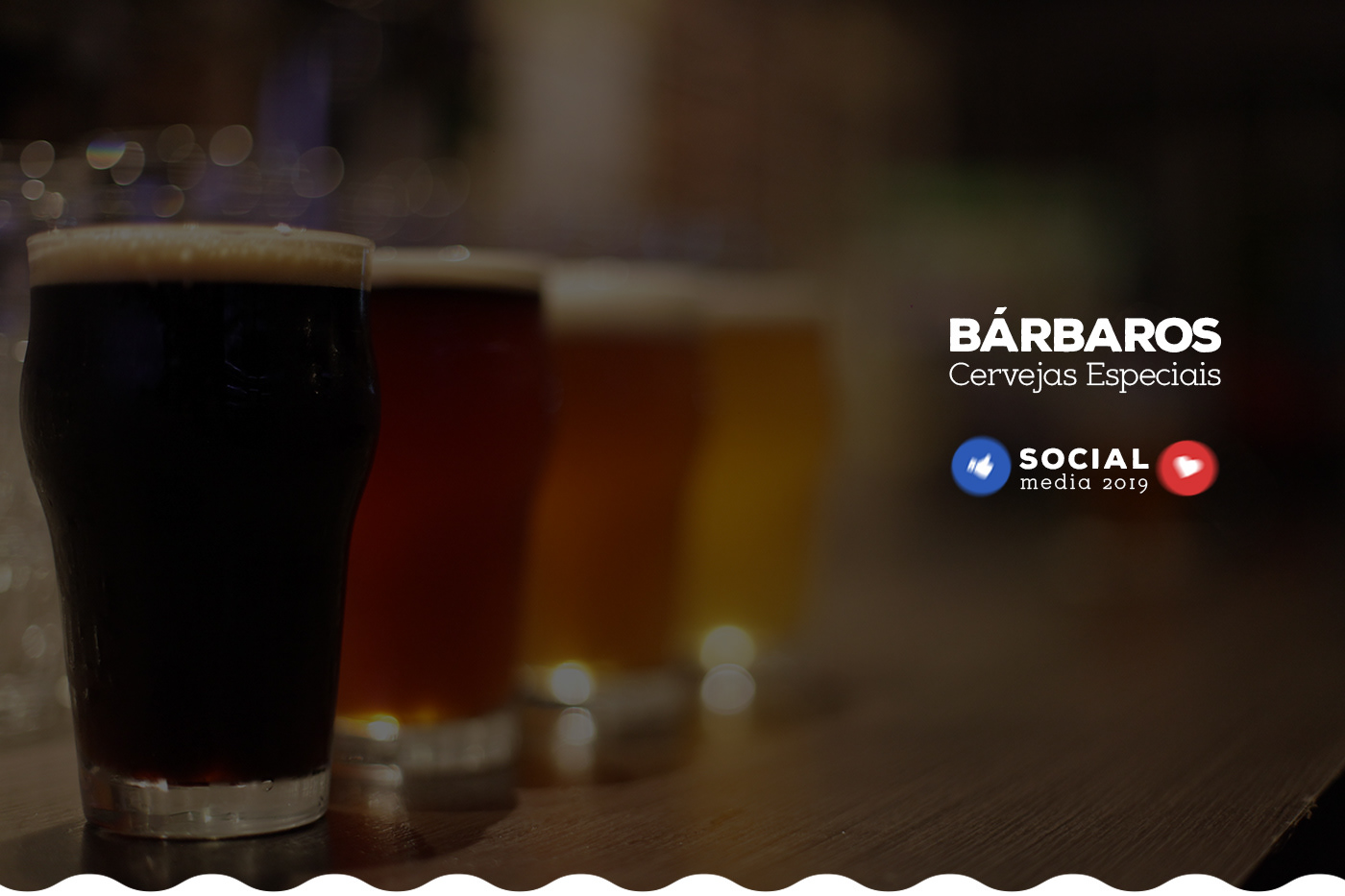 bar beer graphic design  social media