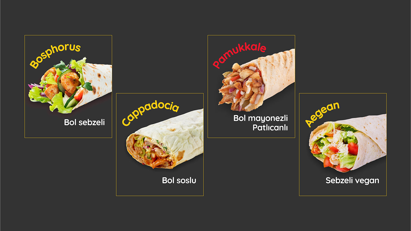 food branding Kebab Logo restaurant Social media post food logo doner kebab Logo Design Fast food marketing   Graphic Designer