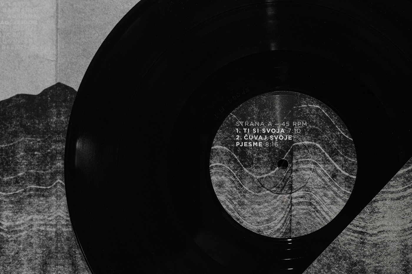 vinyl cover record design sara renar Performance music ILLUSTRATION  experimental Album