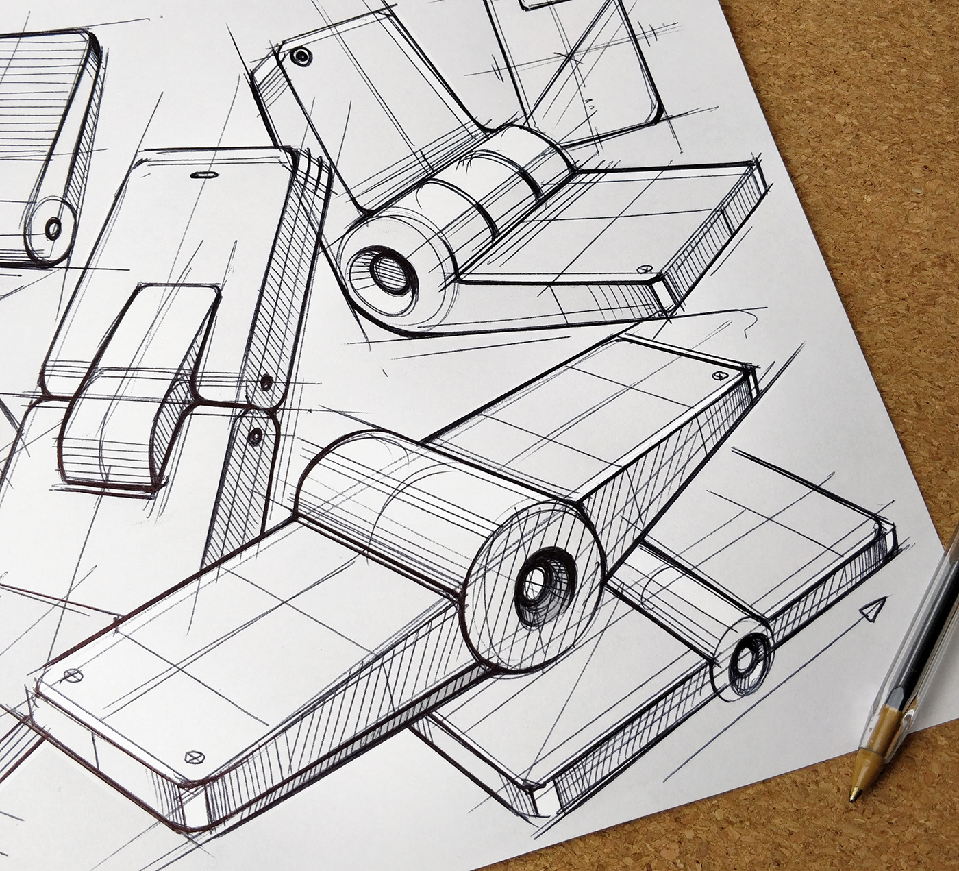 Drawing  idsketch industrialdesign POC product scribble sketch sketchbook technical Zeichnung