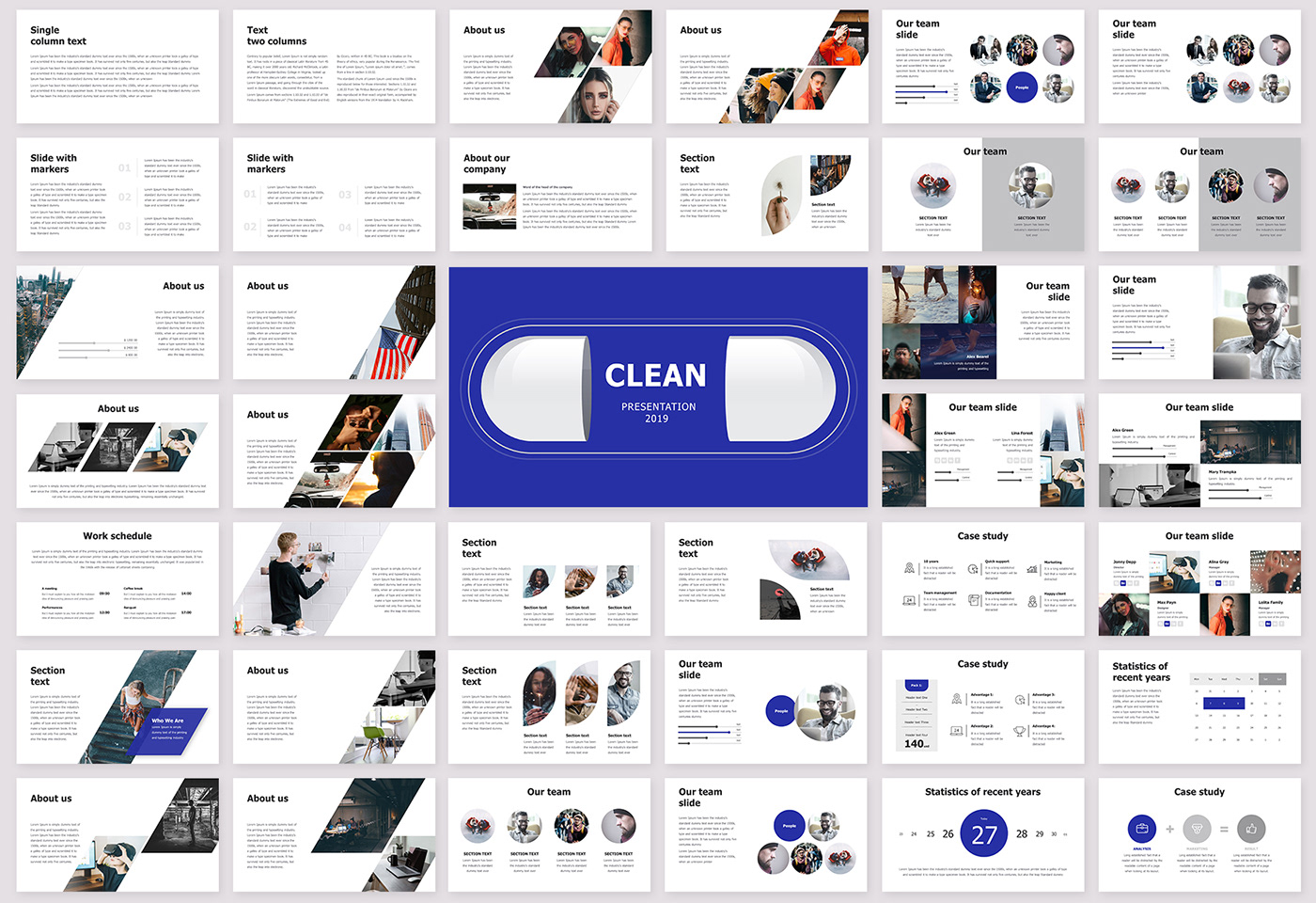 Powerpoint Keynote presentation template business slides maps ILLUSTRATION  infographics company