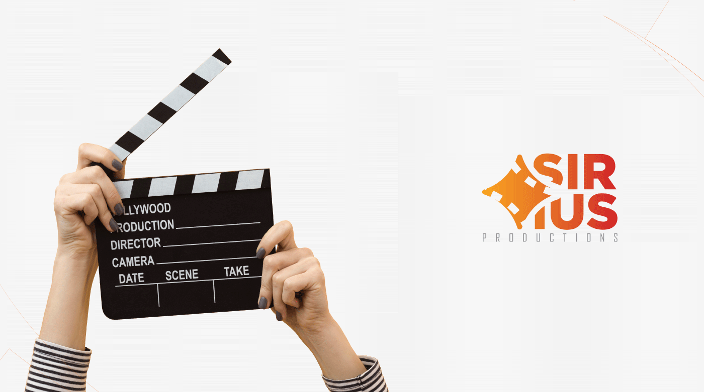 brand branding  Film   logo minimal new orange Production simple star