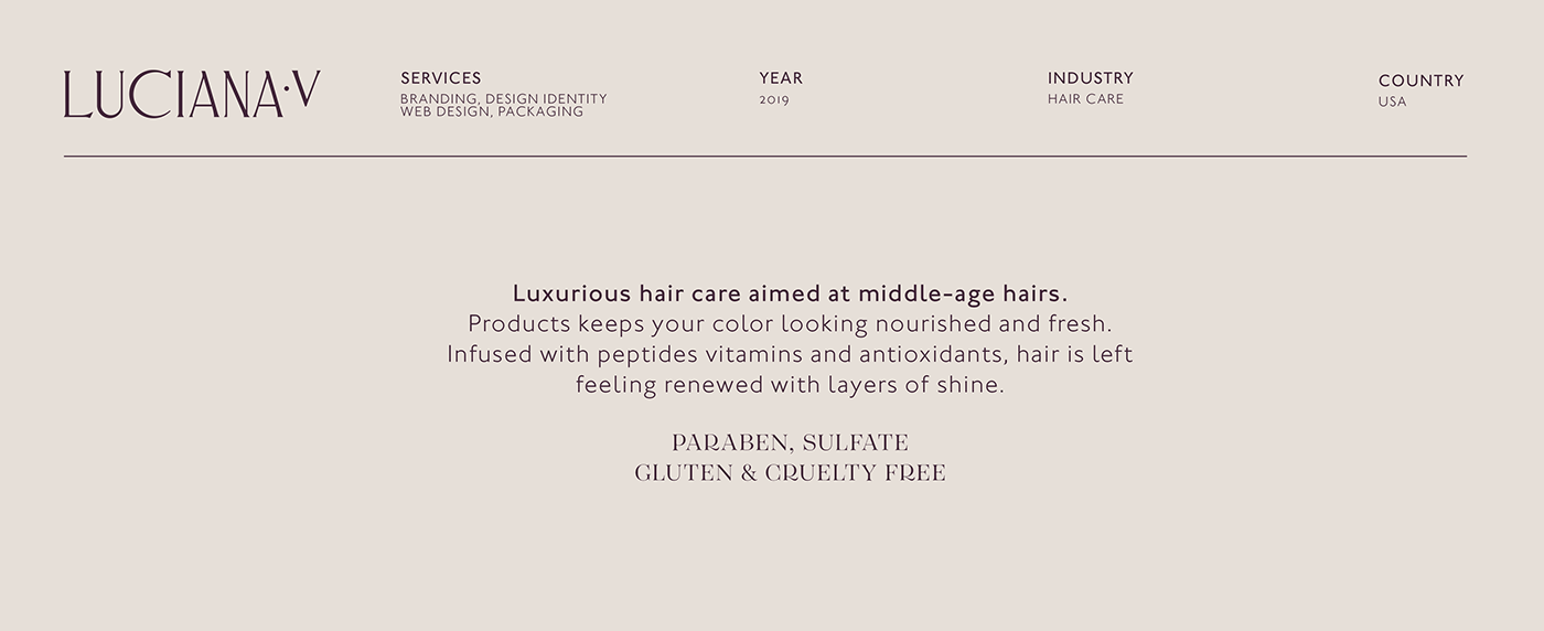 cosmetics hair Hair Care identity mask Packaging Web branding  Cosmetic Website