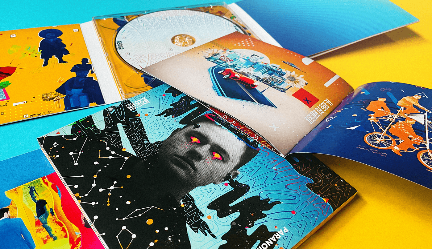 Album cover digipack music print cd graphic design  artwork Packaging Pack