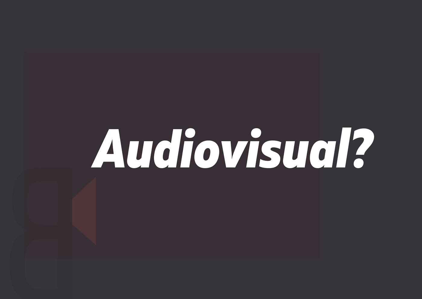 aplicativo app audiovisual