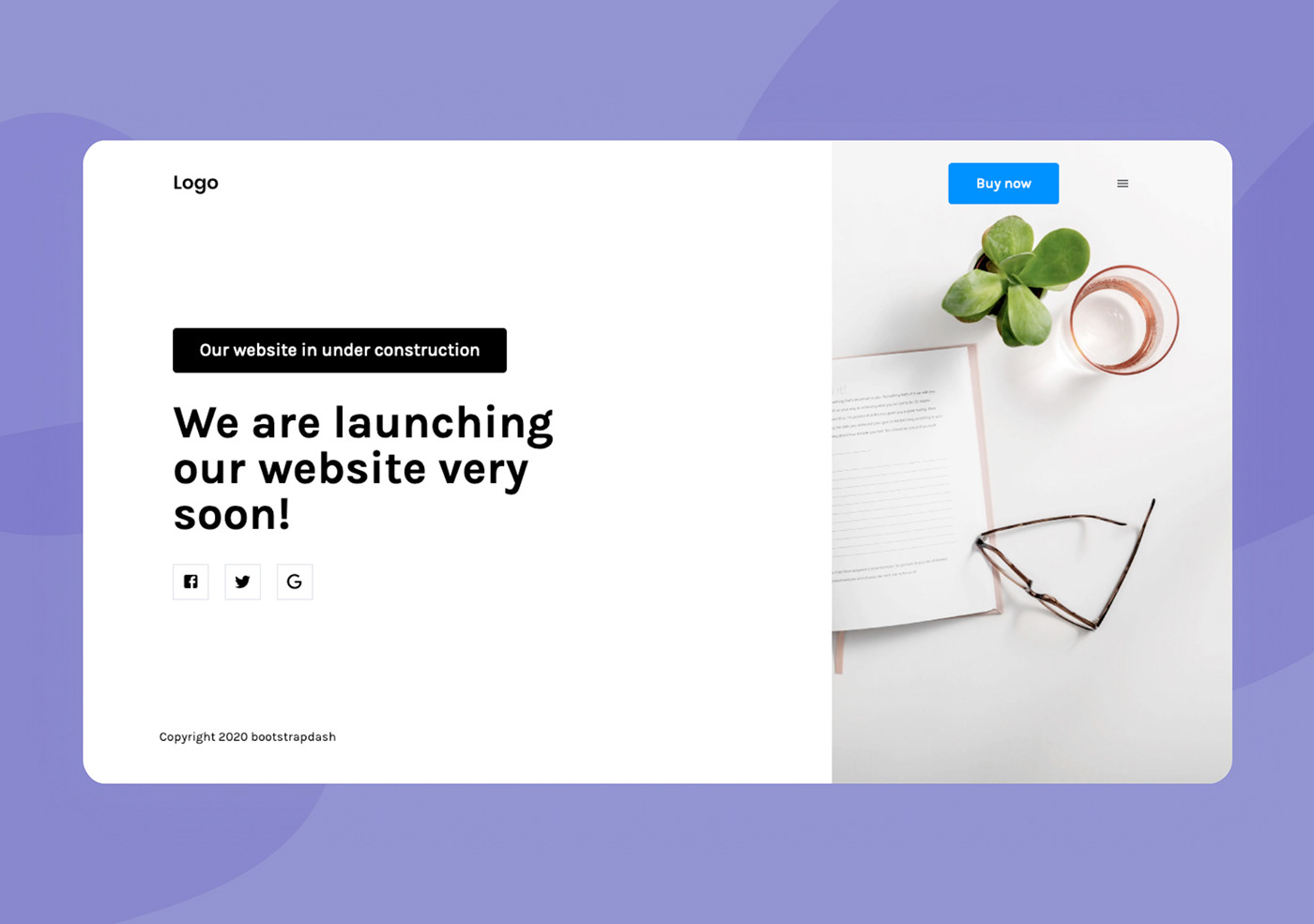 HTML landing page templates