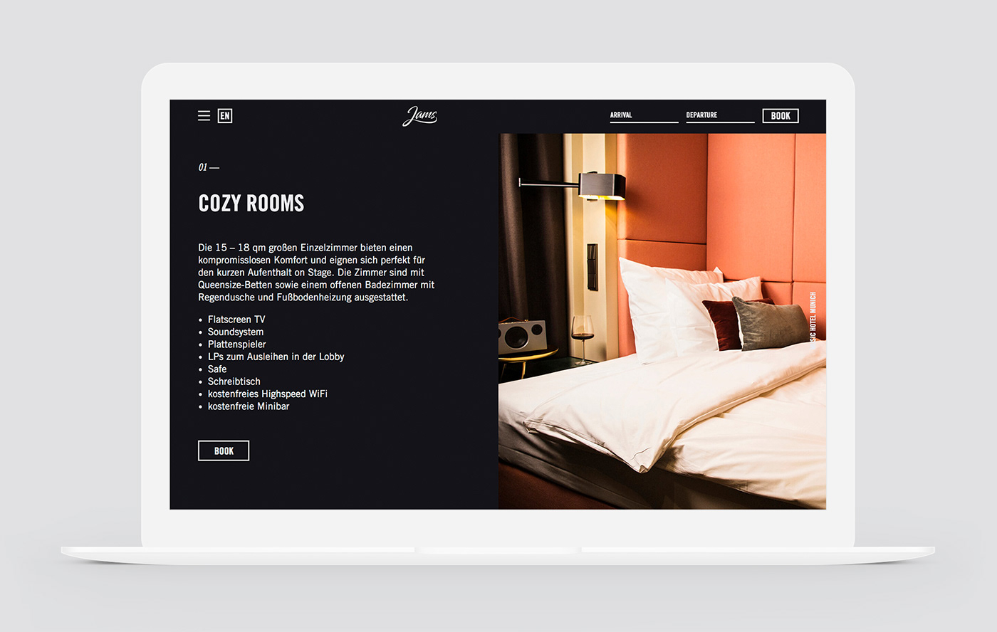 branding  Corporate Design hotel record label Webdesign