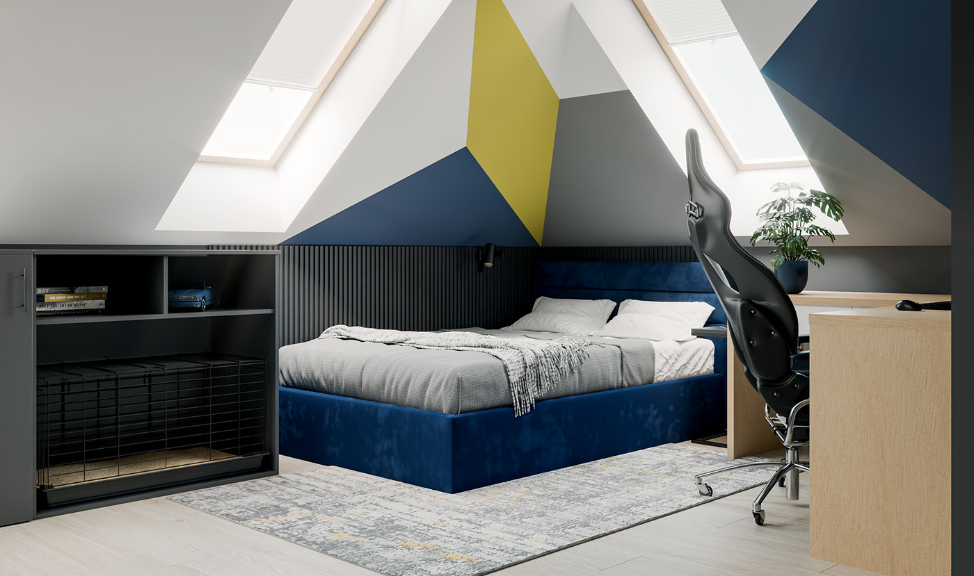 interior design  Interior architecture 3D visualization Render archviz bedroom design clean design