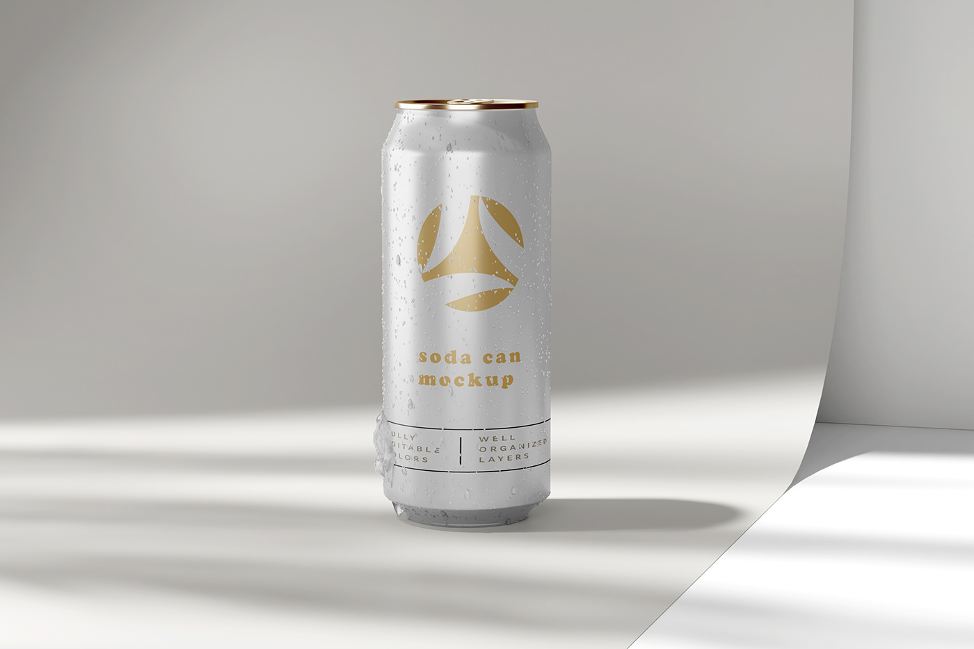 beer bottle can drink free Mockup Packaging psd soda template
