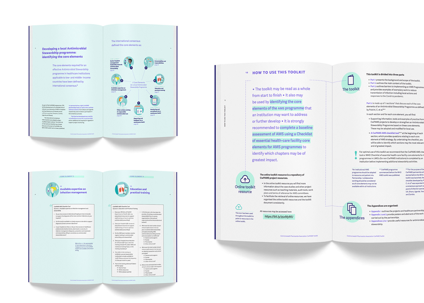 Antibiotics book design Health infographics information design report