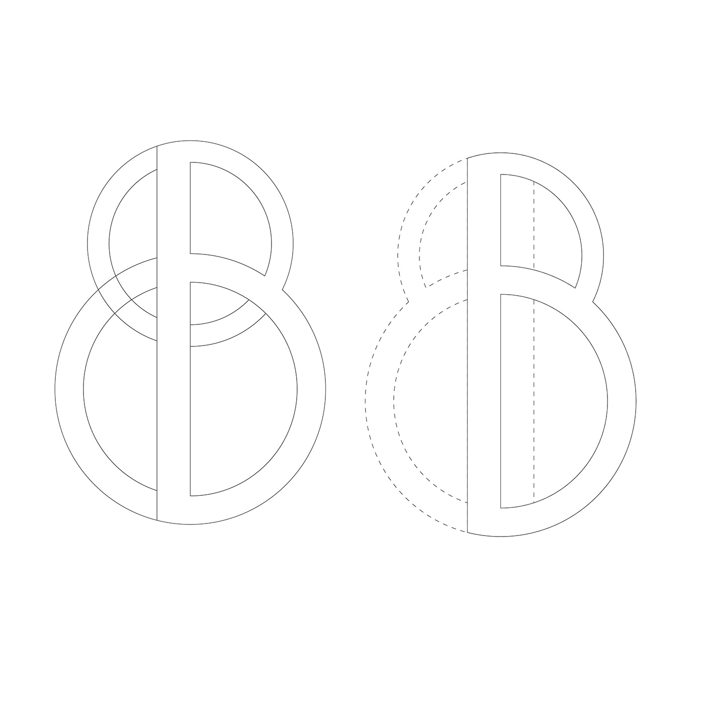 alphabet logo bb flaviamesquita Bank industry commerce brand logo bb letter b